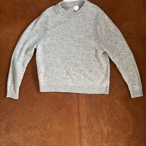 Cozy Gray Knit Sweater